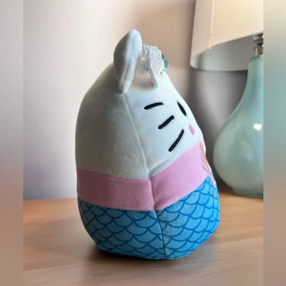 10” Hello Kitty Mermaid Seashell Squishmallows Kellytoy Sanrio NWT 2022 - Picture 5 of 13